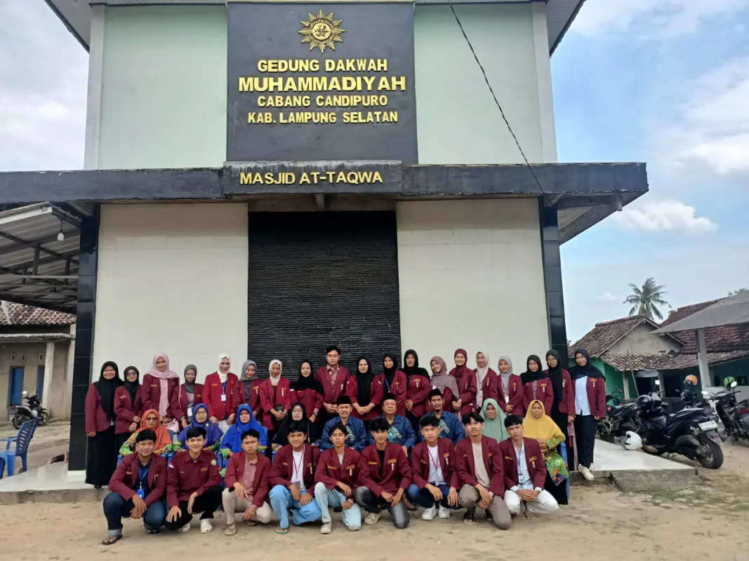 Mahasiswa UM Kalianda Laksanakan Pengabdian di PCM Candipuro Pasca Darul Arqom